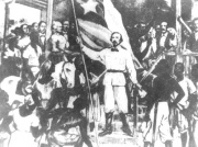 Carlos Manuel de Céspedes proclamando la idependencia de Cuba