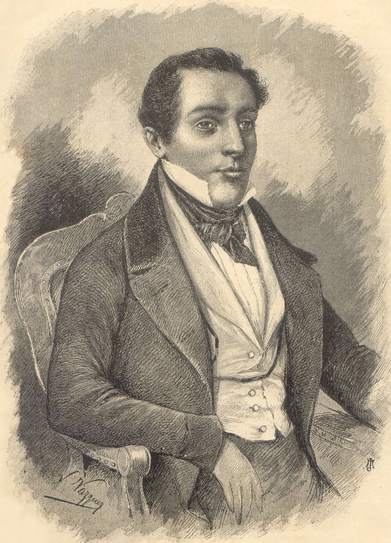 right José María Heredia, retrato de 1885