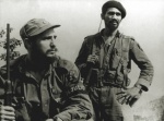 Juan Almeida Bosque y Fidel Castro